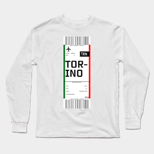 Boarding pass for Turin Long Sleeve T-Shirt